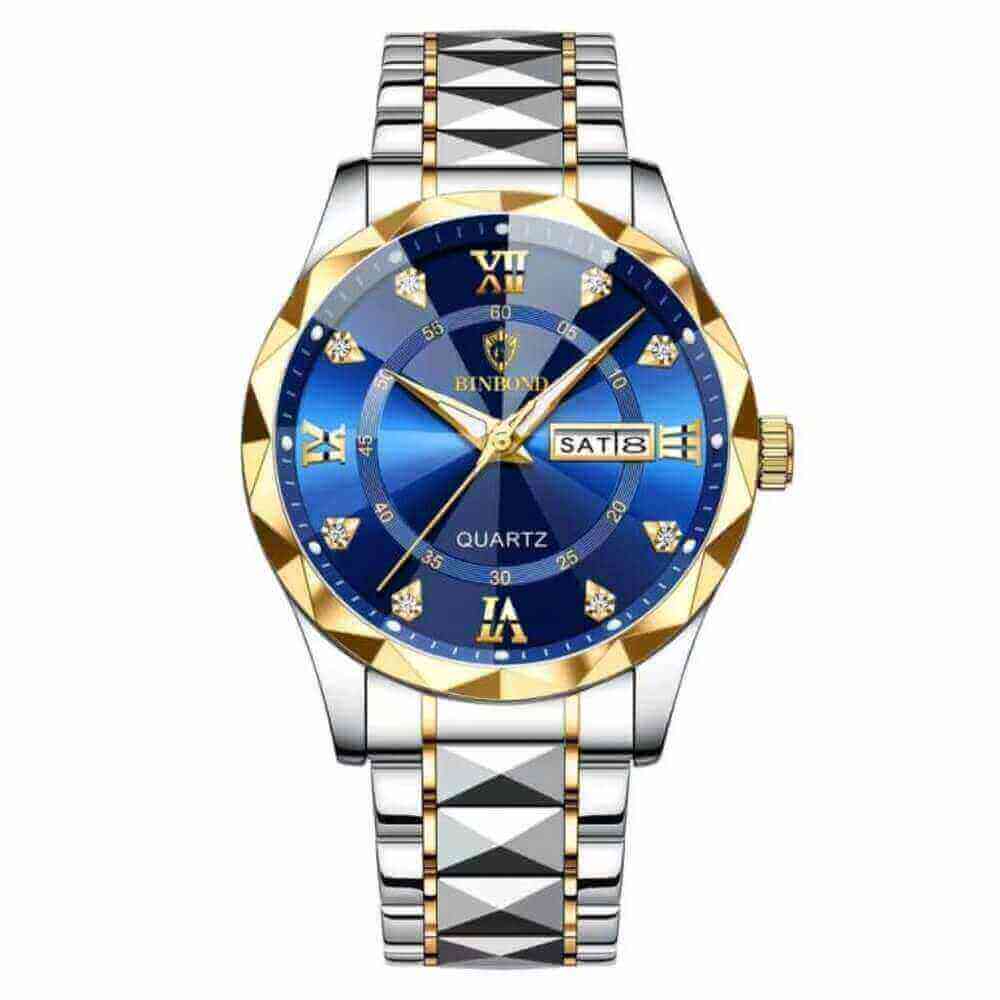 Binbond 2521 Stainless Steel Fashionable Watch For Men