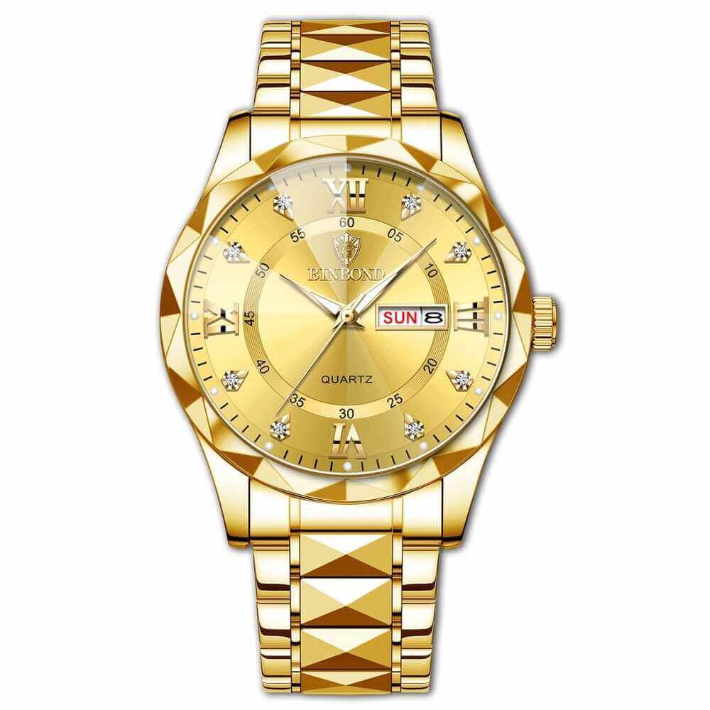 Binbond 2521 Stainless Steel Fashionable Watch For Men