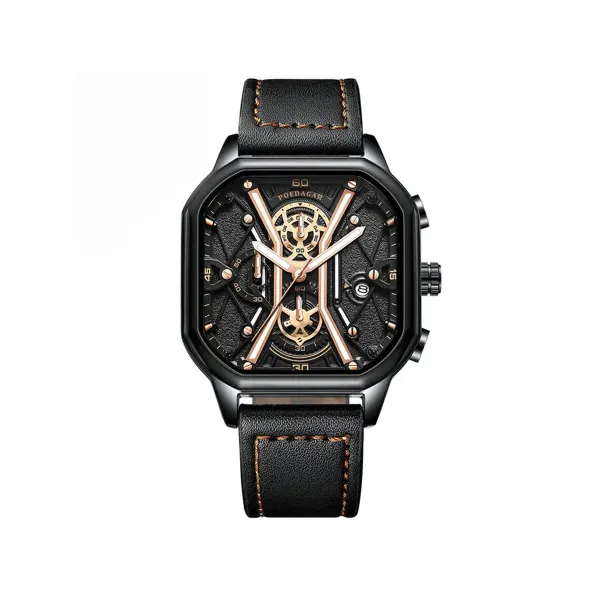 Poedagar 922 Fashion Quartz Luminous Chronograph Sports Watch