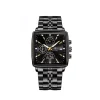 POEDAGAR 866 Business Luxury Stainless Steel Waterproof Watch for Man Full Black
