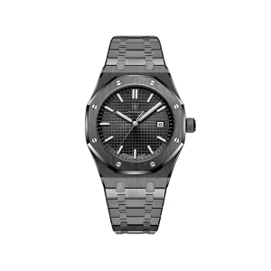 Poedagar 924 Fashion Quartz Stainless steel Men’s Wrist Watch- Full Black