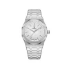 Poedagar 924 Fashion Quartz Stainless steel Men’s Wrist Watch- Full Silver