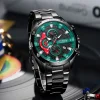 CURREN 8402 Men Quartz Watch Black Green